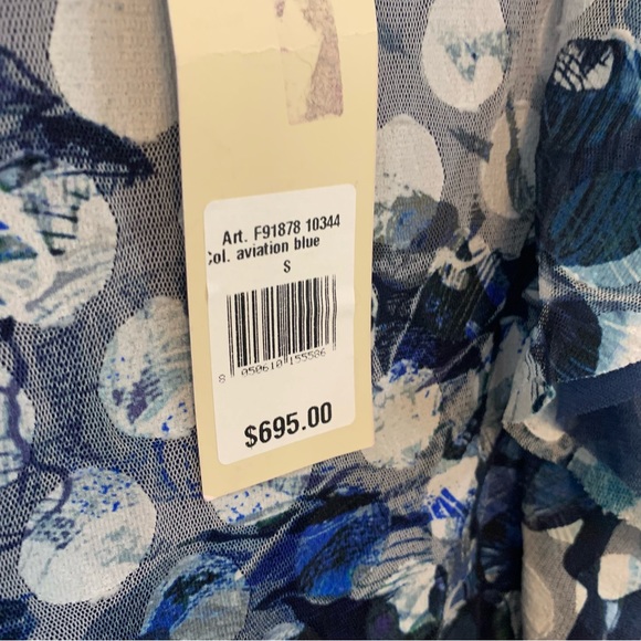 Fuzzi By Jean Paul Gaultier Abstract Dot Ruffle Detail Dress NWT $695 Si… - Picture 6 of 16